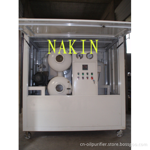 6000L/H Vacuum Transformer Oil Recycling Equipment/Filtering Device